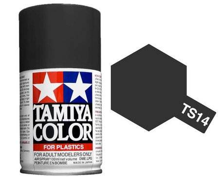 สีพ่นโมเดลรถ สีพ่นโครงรถ สีสเปรย์ทามิย่า Tamiya Spray Color TS-14 Black (100 ml)