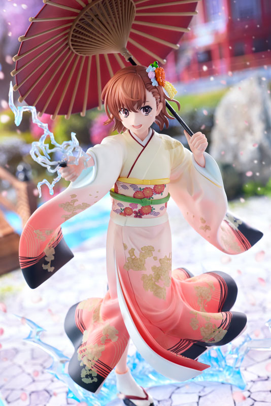 KDcolle A Certain Scientific Railgun T Mikoto Misaka Furisode Kimono ver. 1/7 Complete Figure(Pre-order)