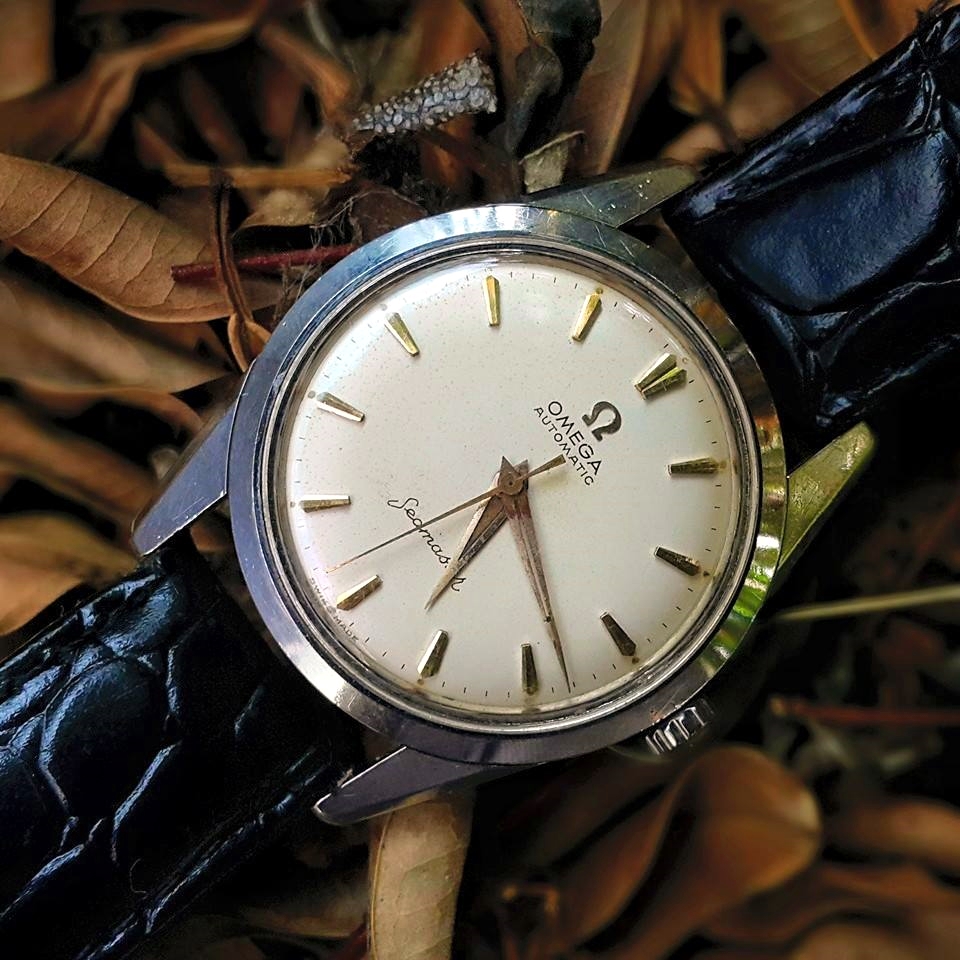 OMEGA SEAMASTER Stainless Automatic หลักขีด เข็มทอง