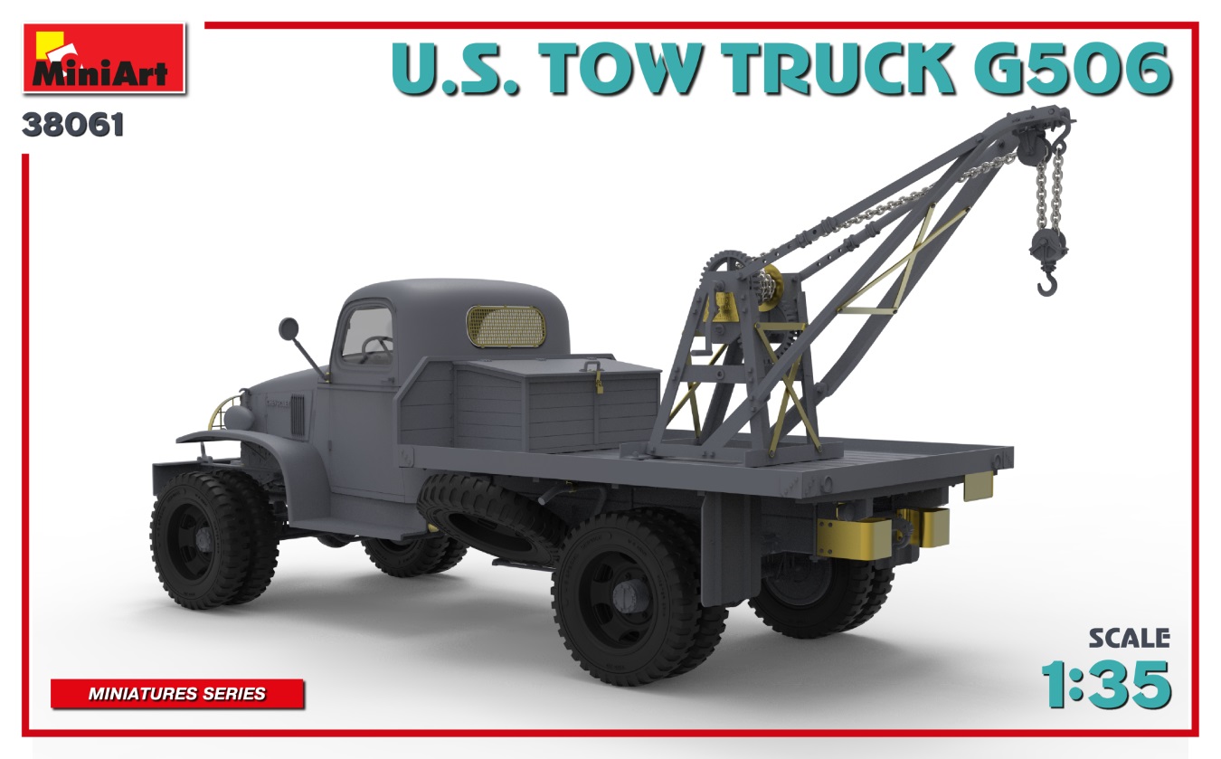 โมเดลรถลากจูง MiniArt ขนาด 1/35 MI38061 U.S. TOW TRUCK G506