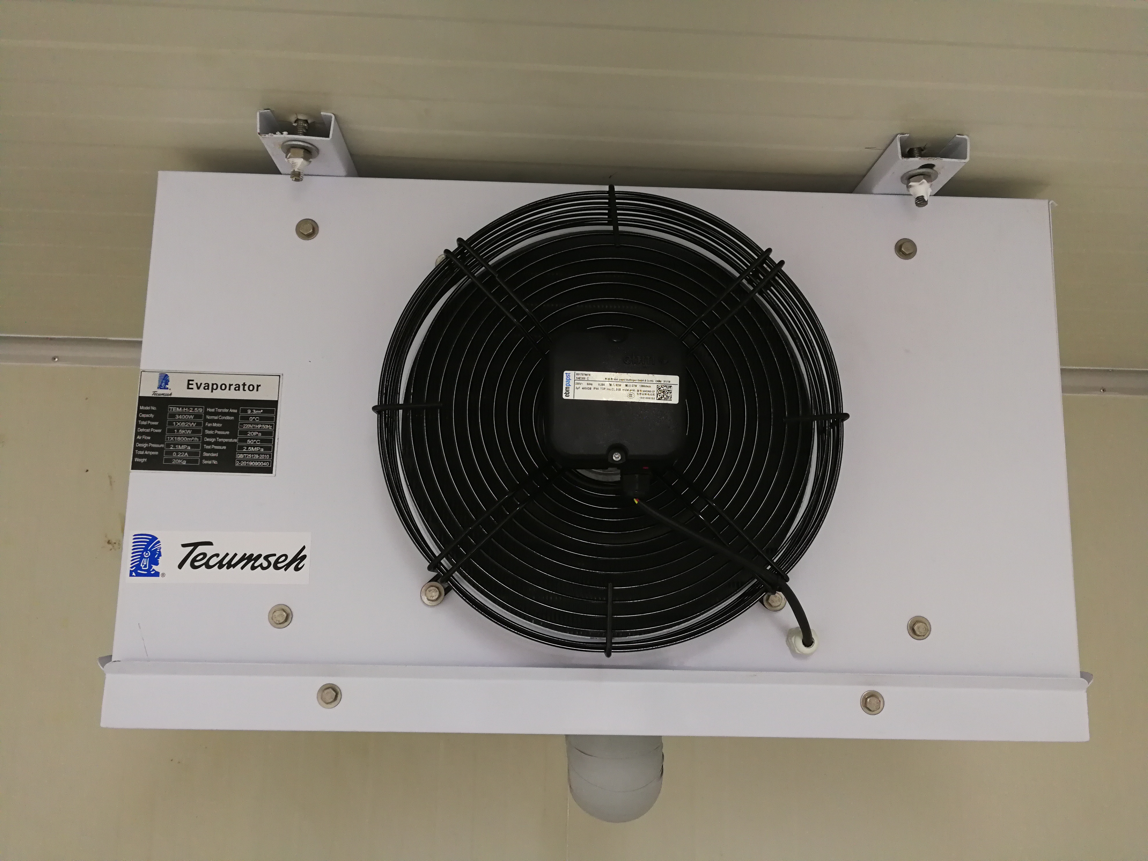 ห้องเย็นสำเร็จรูป ขนาด 2.4x3.6x2.4 ม.