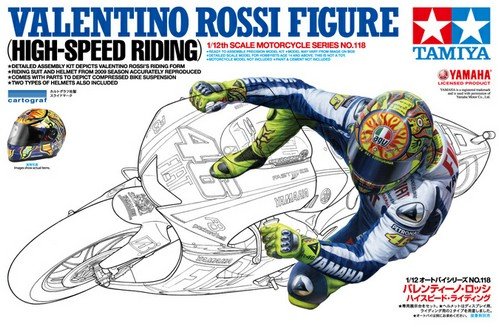 โมเดลมอเตอร์ไซด์ทามิย่า ขนาด 1/12 Tamiya TA14118 Valentino Rossi Figure