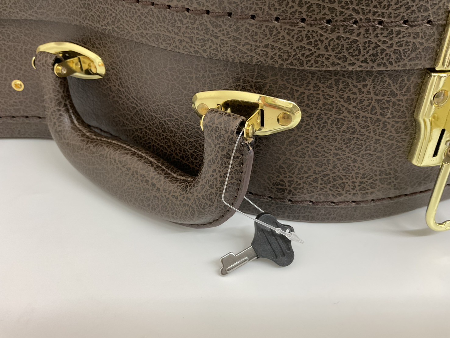 กล่องเคสกีต้าร์ไฟฟ้า (ใส่ได้ทุกทรง SD,LP,TL,SG) สีน้ำตาล