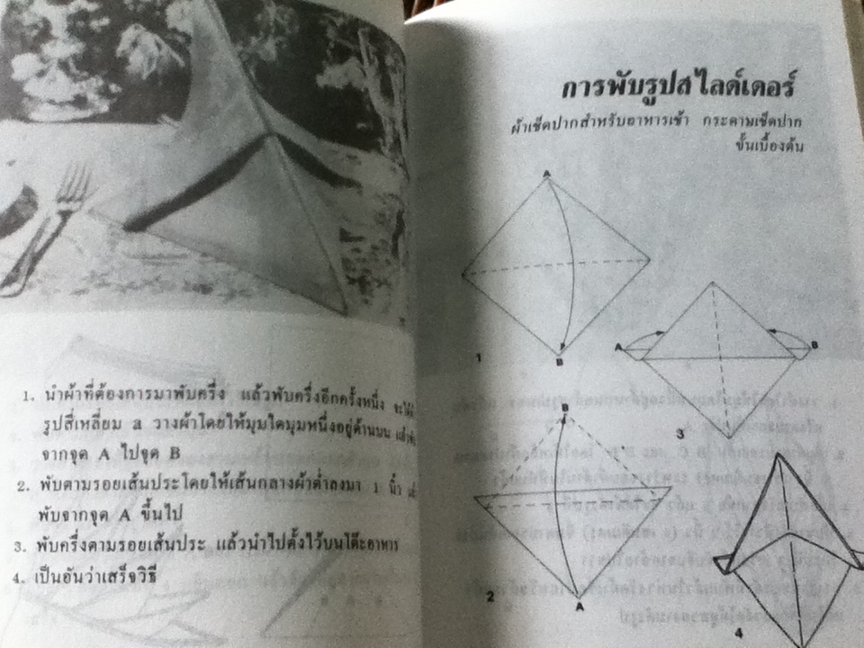 ศิลปะการพับผ้าเช็ดปาก/ เจมส์ กินเดอร์ส