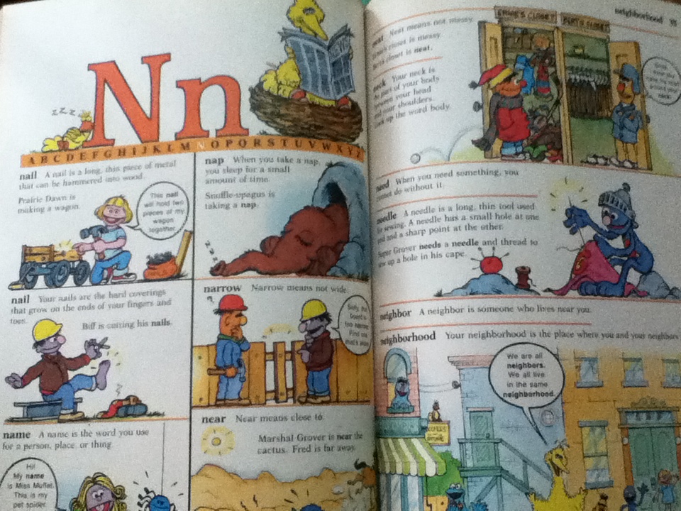 BIG BIRD'S SESAME STREET DICTIONARY volume1-8