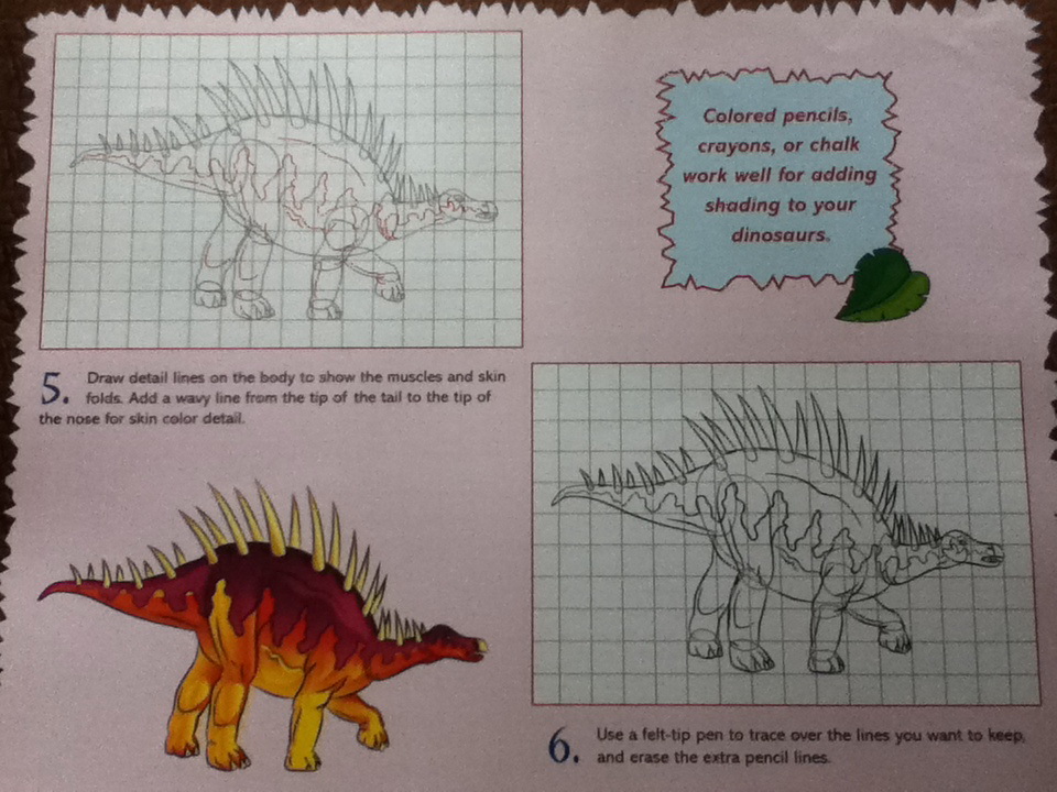 You Can Draw Dinosaurs (หนังสือฝึกวาดรูปไดโนเสาร์)