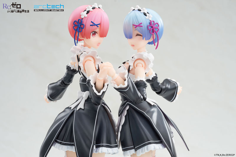 [Bonus] ARCTECH Posable Series Re:ZERO -Starting Life in Another World- Ram & Rem Set 1/8 Posable Figure(Pre-order)
