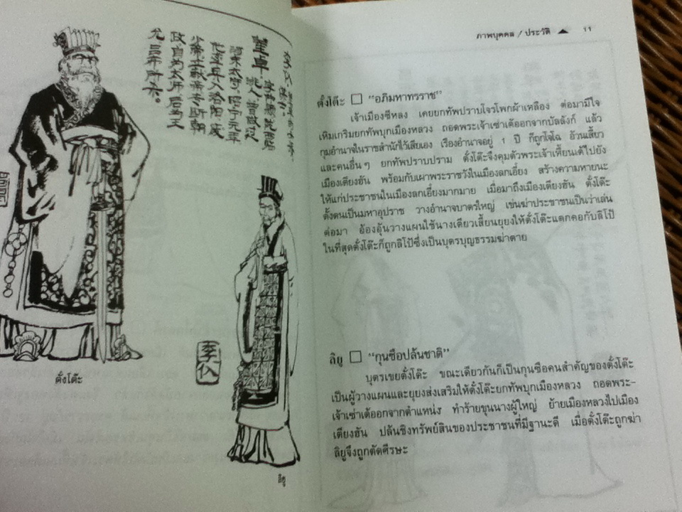 สามก๊ก ฉบับภาพบุคคลพร้อมประวัติ/ สุภาณี ปิยพสุนทรา