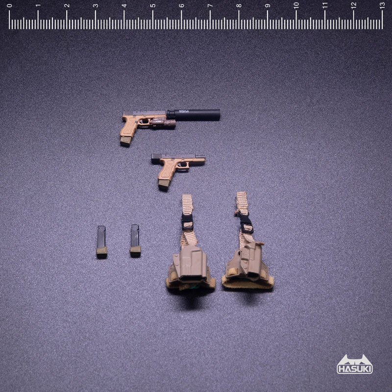 WM-01A Hand Gun Set Coyote Brown 1/12 Complete Model Option Part for Action Figure(Provisional Pre-order)