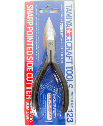 TA74123 Tamiya Sharp Pointed Side Cutter Slim Jaw คีมเทพทามิย่า