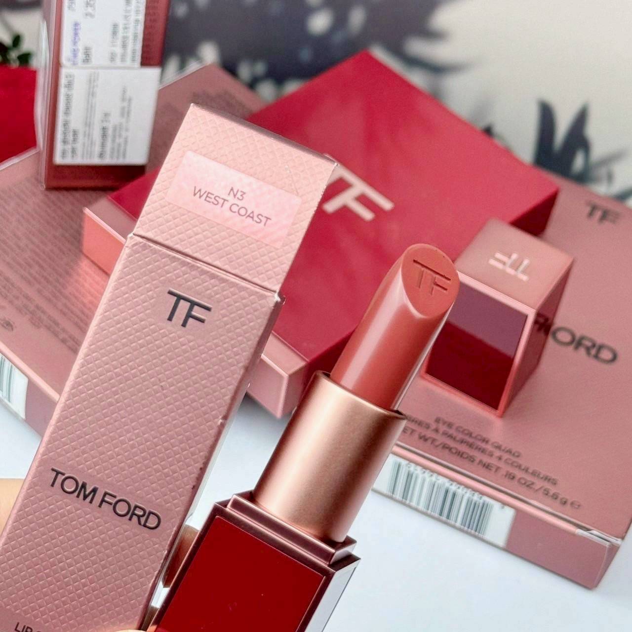 Tom Ford Lip Color Rouge a Levres 3 g. สี N3 West Coast (Limited Rose Exposed) ( ป้าย King คะ )