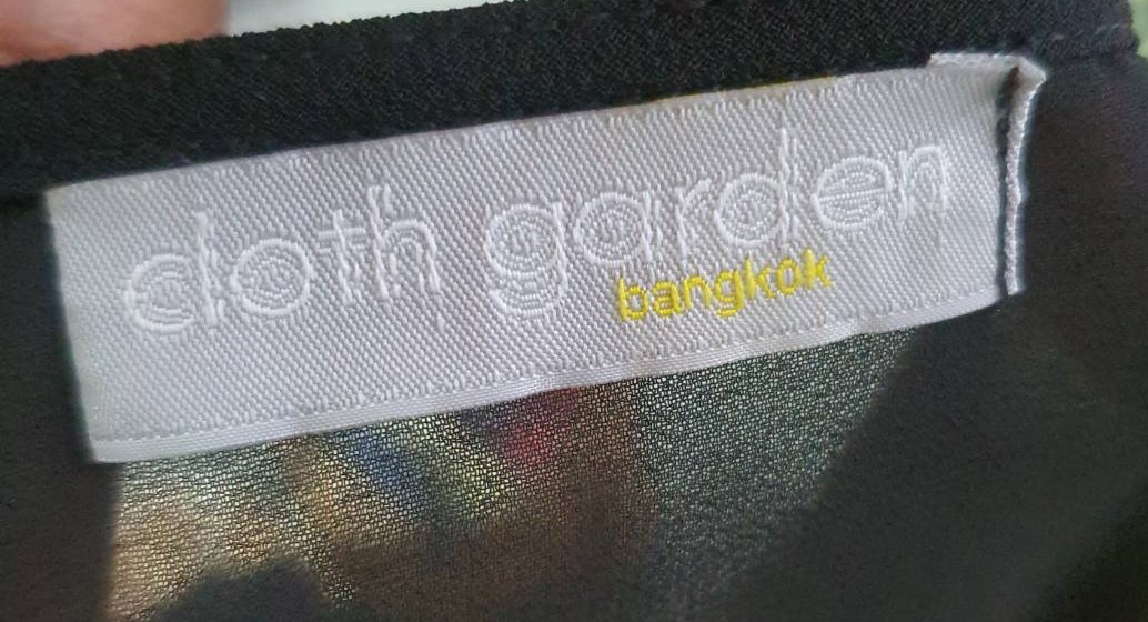 FF05608 เ้เสื้อแฟชั่นชีฟอง สีดำ colth garden