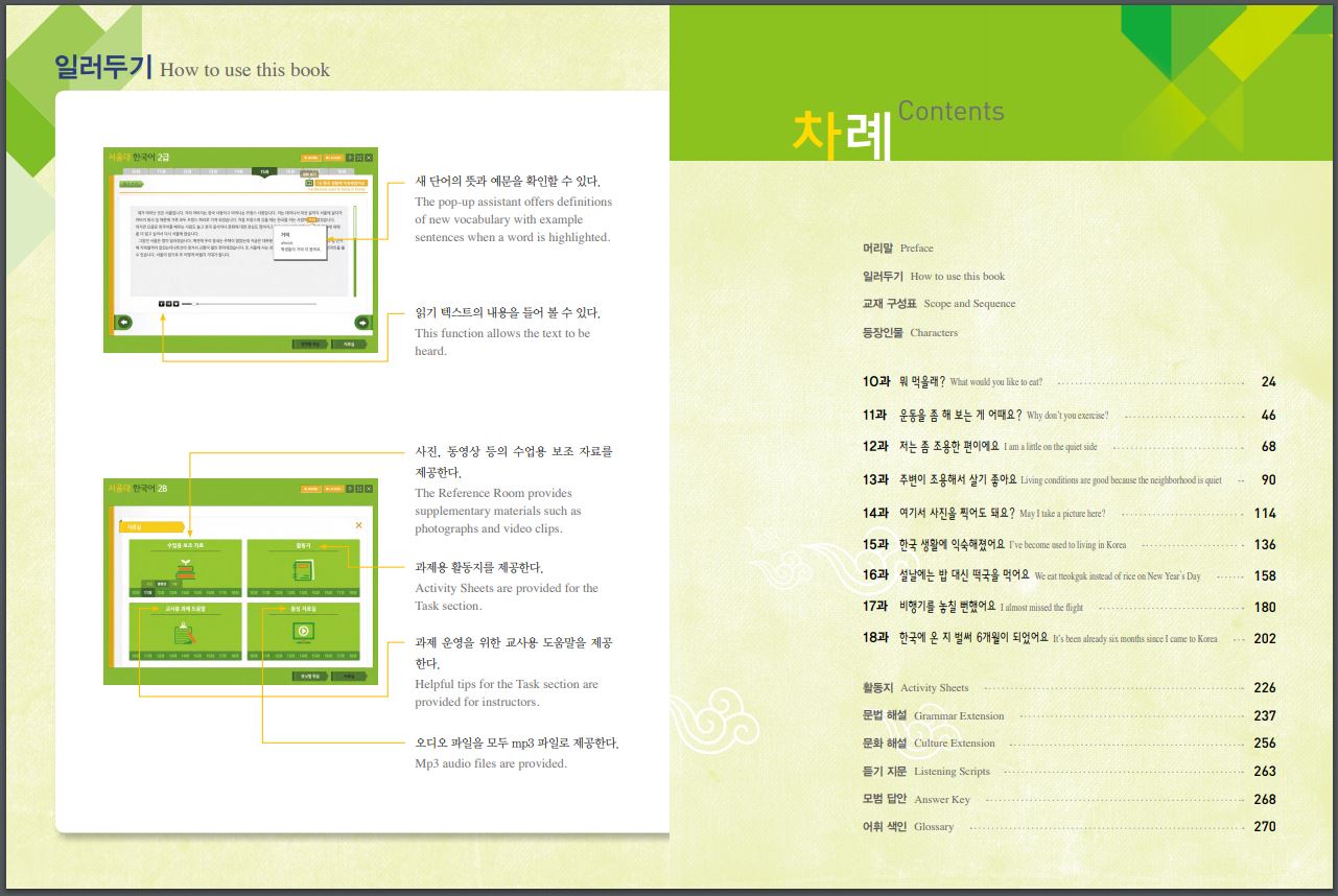 แบบเรียนภาษาเกาหลี Seoul National University Korean เล่ม 2B + CD 서울대 한국어 2B Student's Book + CD Seoul National University Korean 2B Student's Book + CD