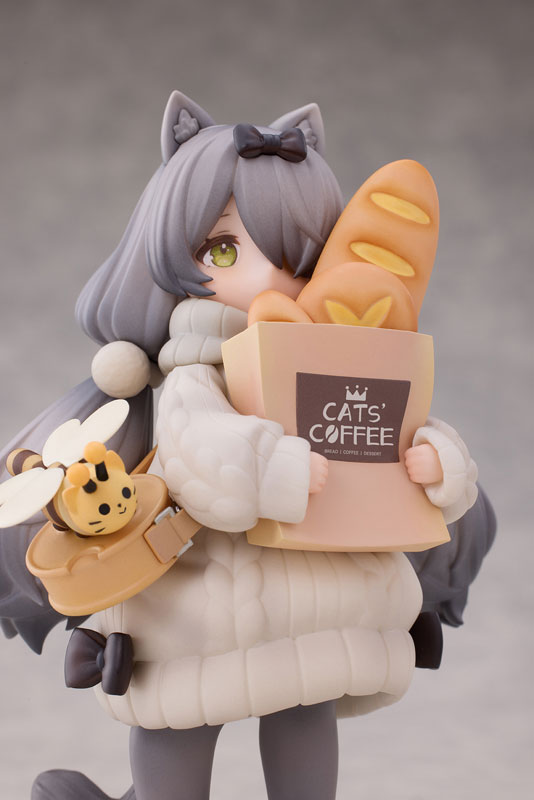 [Bonus] "Tea Time Cats Scene" Meow Town "Bread House" Clerk & Customer Set Complete Figure(Pre-order)
