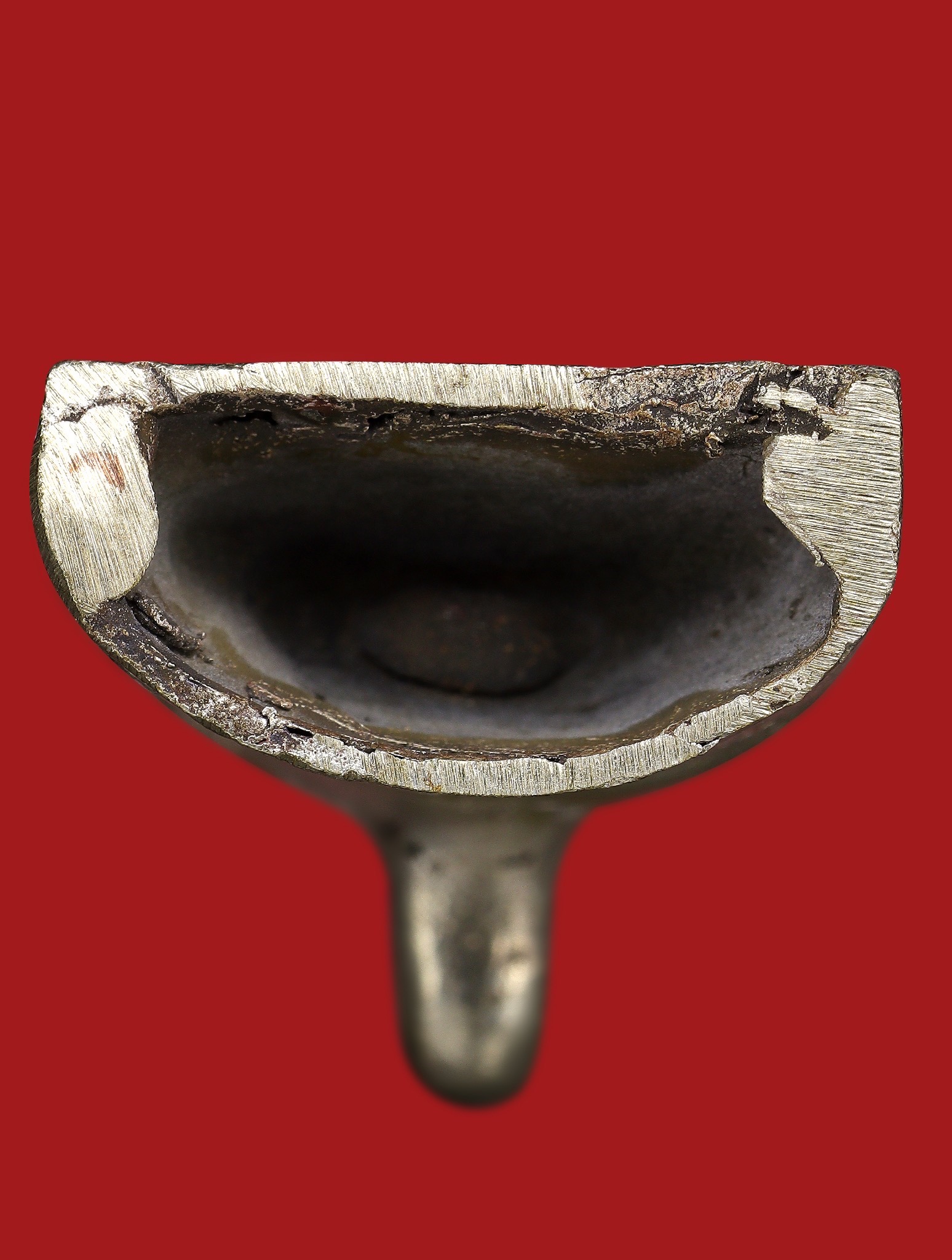 พญางั่งมหามนตราจันทร์เสี้ยว (เนื้อเงิน) Supreme Mantra Crescent Moon Ngang. (silver material) SKU-04041