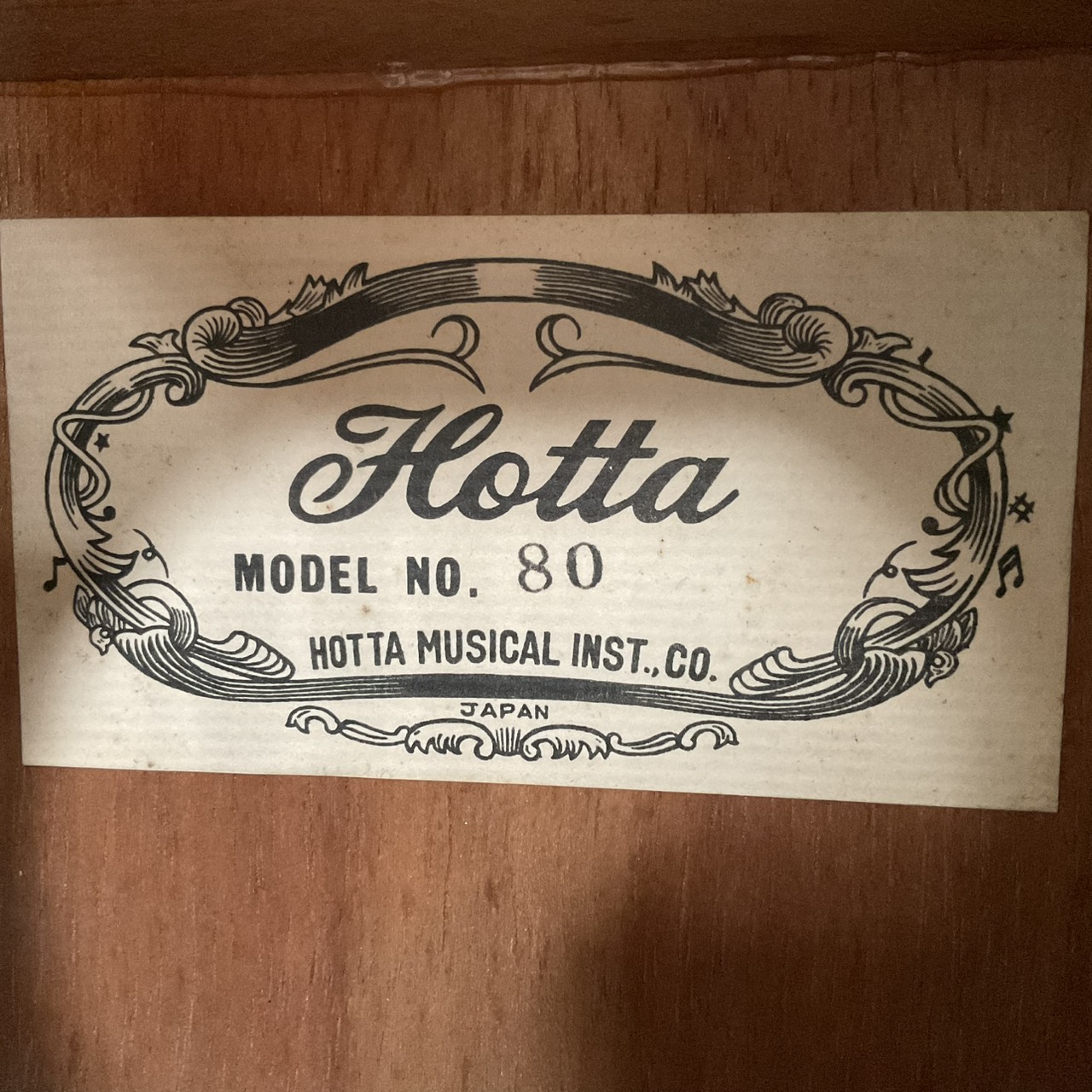 กีต้าร์โปร่ง Hotta : No.80