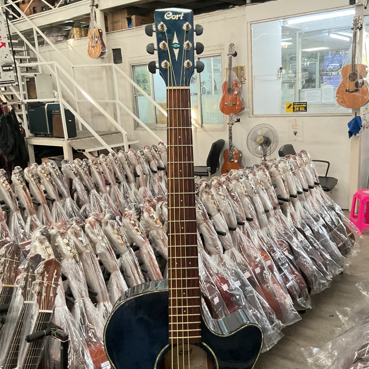 กีต้าร์โปร่งไฟฟ้า Cort : SFX E TBB