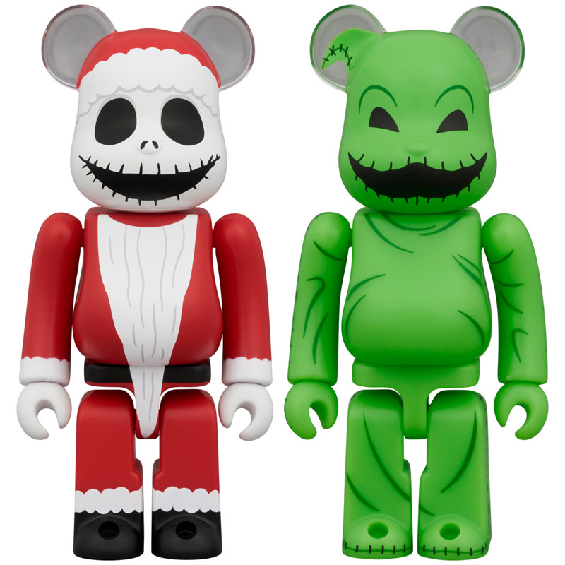 BE@RBRICK SANTA JACK & OOGIE BOOGIE 2PCS SET "NIGHTMARE BEFORE CHRISTMAS"(Pre-order)