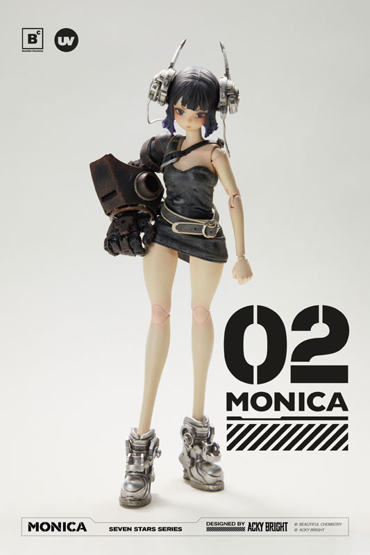 Beautiful Chemistry x Acky Bright Seven Stars Series No.02 Monica 1/6 Complete Model Action Figure(Provisional Pre-order)