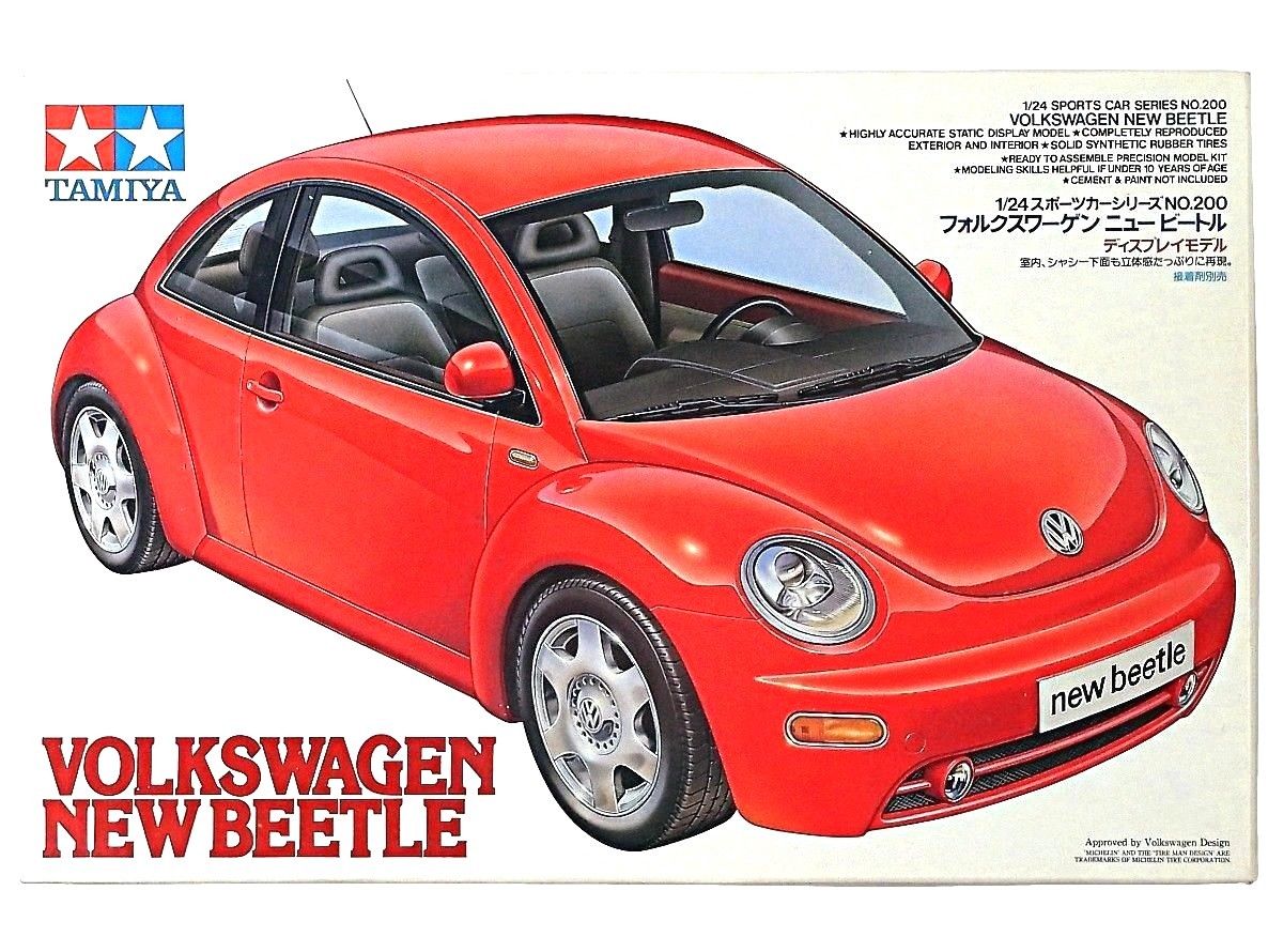 โมเดลรถจำลองทามิย่า ขนาด 1/24 TA24200 Volkswagen New Beetle