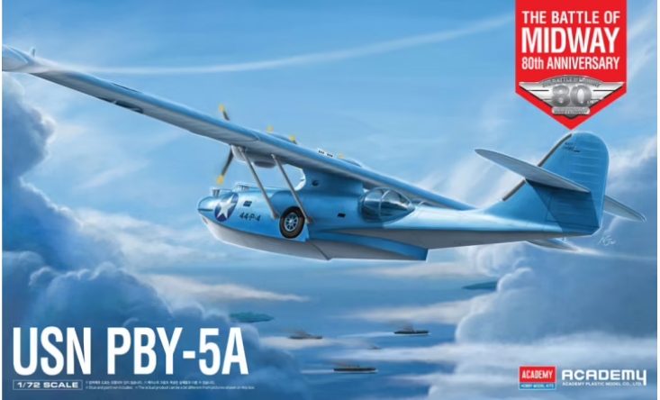 โมเดลเครื่องบิน Academy ขนาด 1/72 AC12573 USN PBY-5A "BATTLE OF MIDWAY"