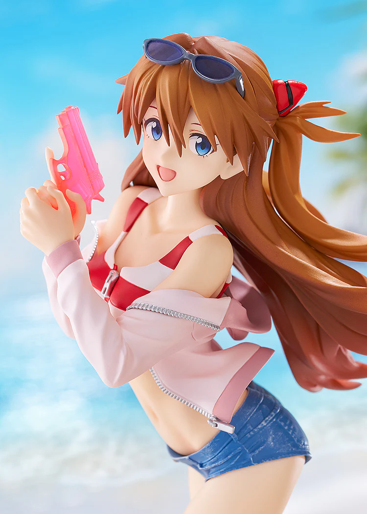 POP UP PARADE BEACH QUEENS Rebuild of Evangelion Asuka Shikinami Langley L Size Complete Figure(Pre-order)