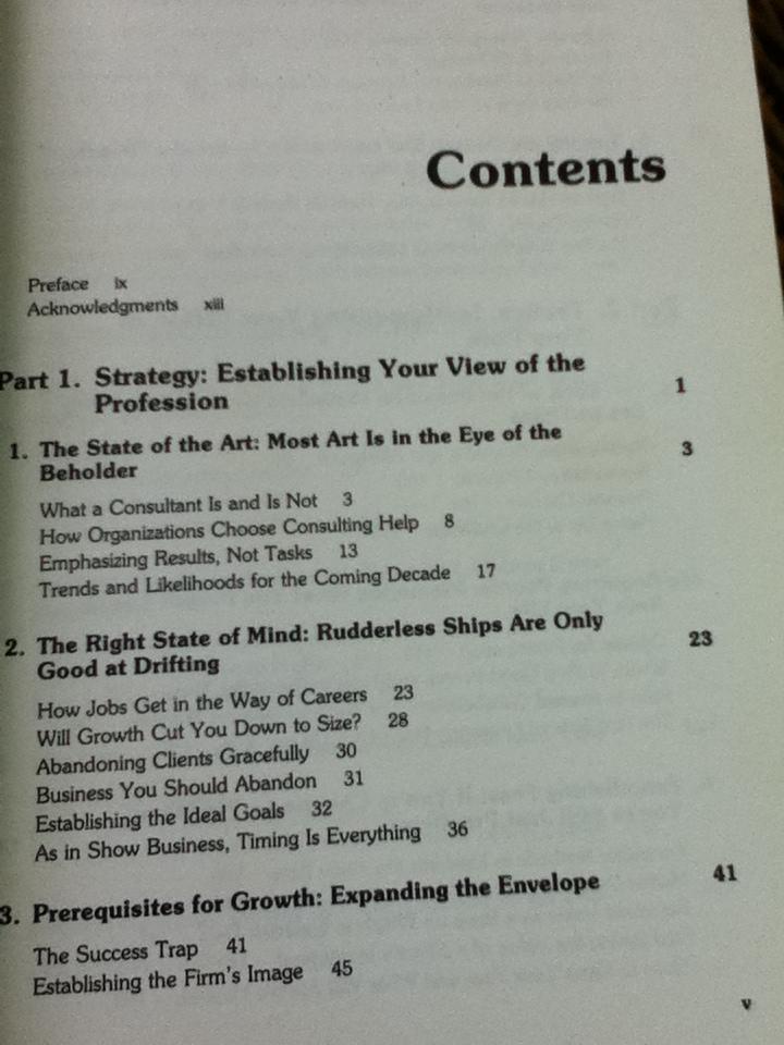 MILLION DOLLAR CONSULTING: The Professional's guide to growing a Practice/ ALAN WEISS