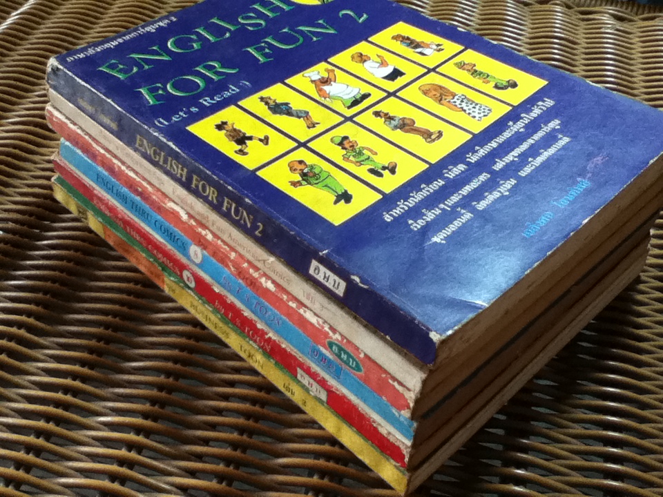 เรียนภาษาอังกฤษจากการ์ตูน 6 เล่ม