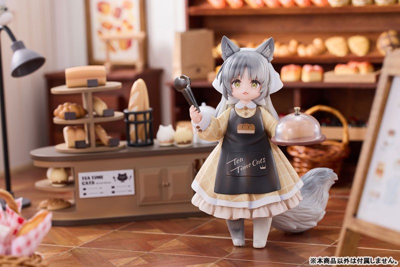 [Bonus] "Tea Time Cats Scene" Meow Town "Bread House" Clerk & Customer Set Complete Figure(Pre-order)