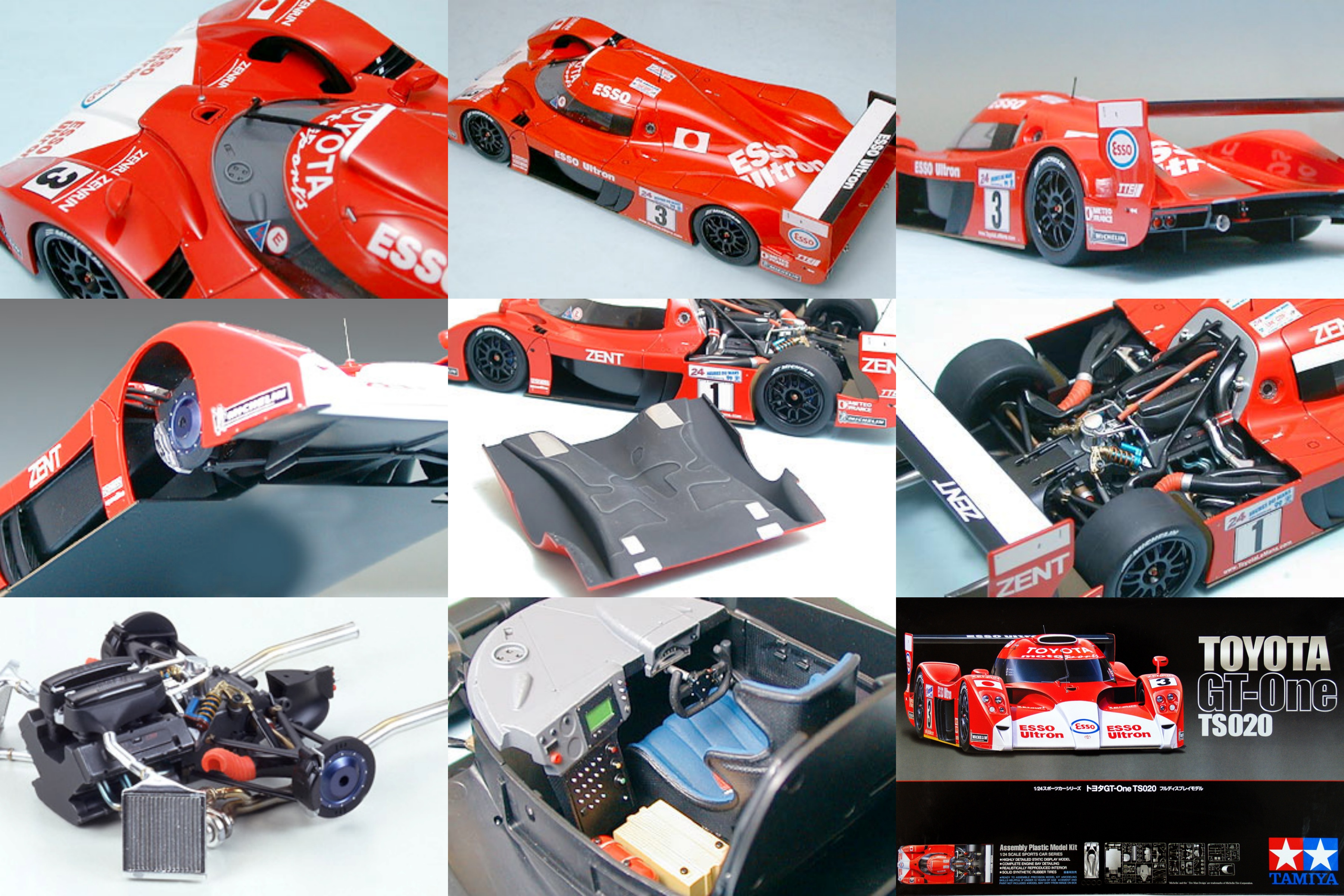 โมเดลรถจำลองทามิย่า ขนาด 1/24 TA24222 Toyota GT-One TS020