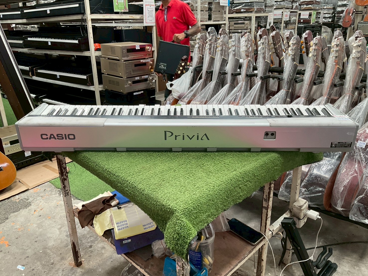 เปียโน CASIO : PX-100AW สินค้าไม่พร้อมใช้งาน (ต้องซ่อม)