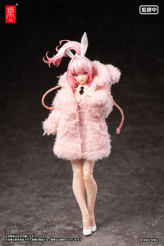 "G.N.PROJECT" Option Costume Teddy Bear Coat (Light Pink Ver.) (DOLL ACCESSORY)(Provisional Pre-order)