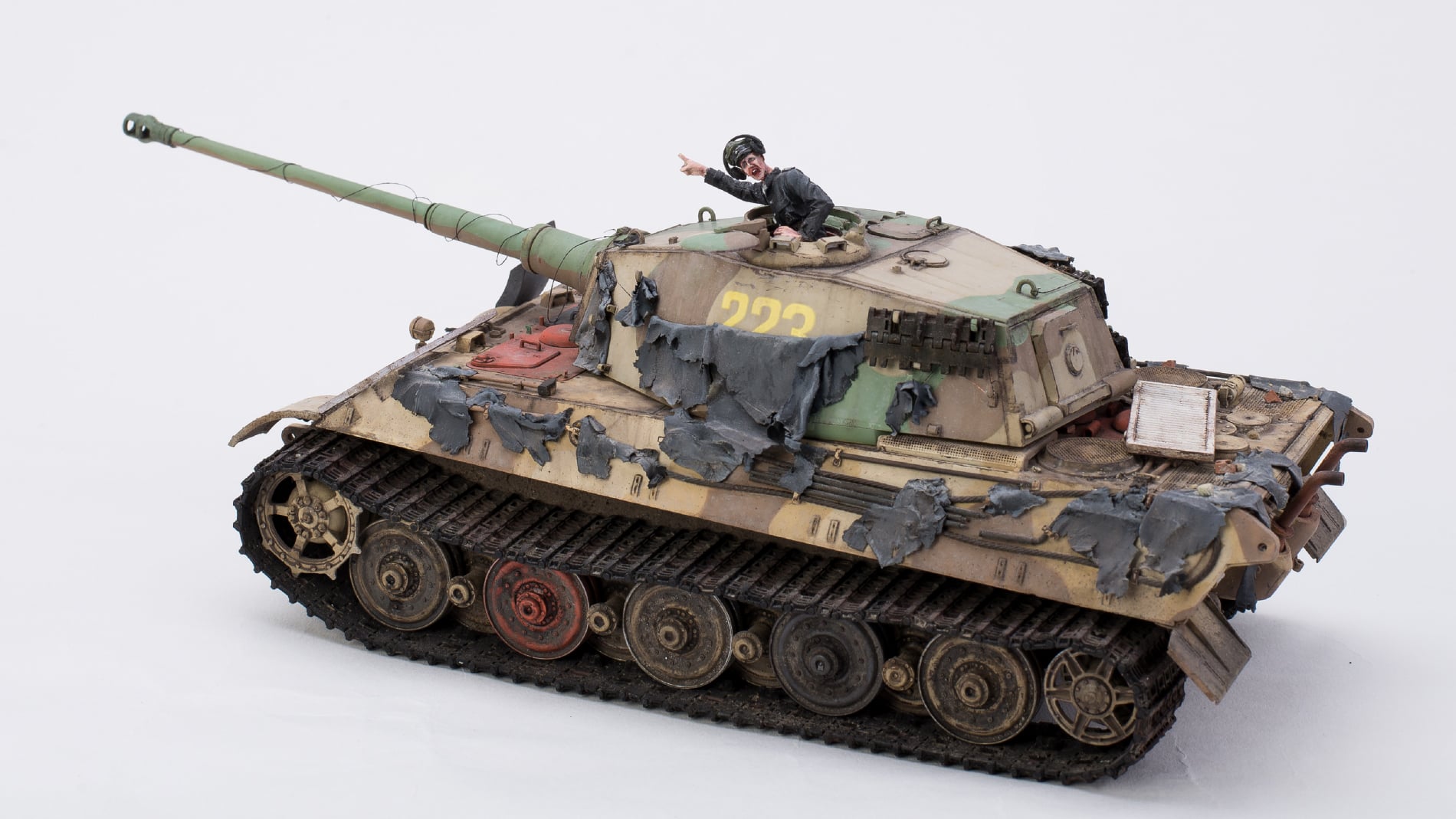โมเดลรถถัง Meng Model ขนาด 1/35 TS-031 German Heavy Tank Sd.Kfz.182 KING TIGER (HENSCHEL TURRET)