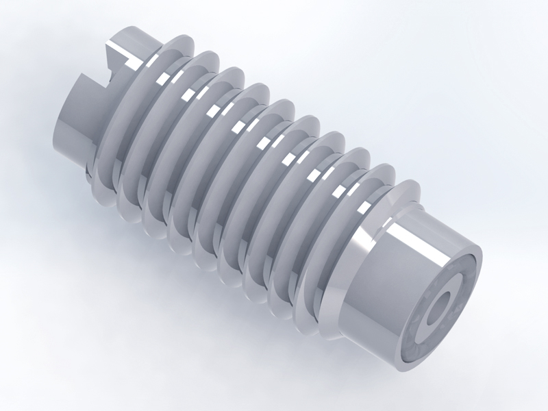 CHECK VALVE, BALL TYPE, THREADED INSERT, METAL SEAT, ZLC-2-10/32-SS