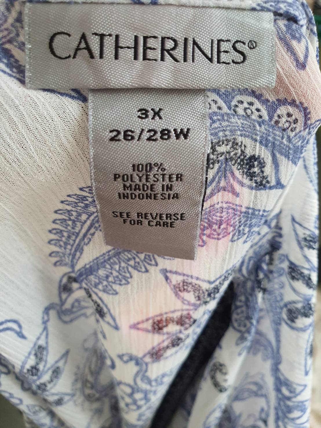 FF05385 เสื้อคลุมมือสอง แบรนด์ CATHERINES อก free -60 นิ้ว