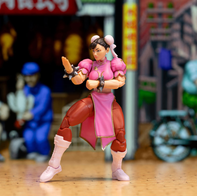 Street Fighter Chun Li Pink Deluxe Action Figure 1/12 Scale(Pre-order)