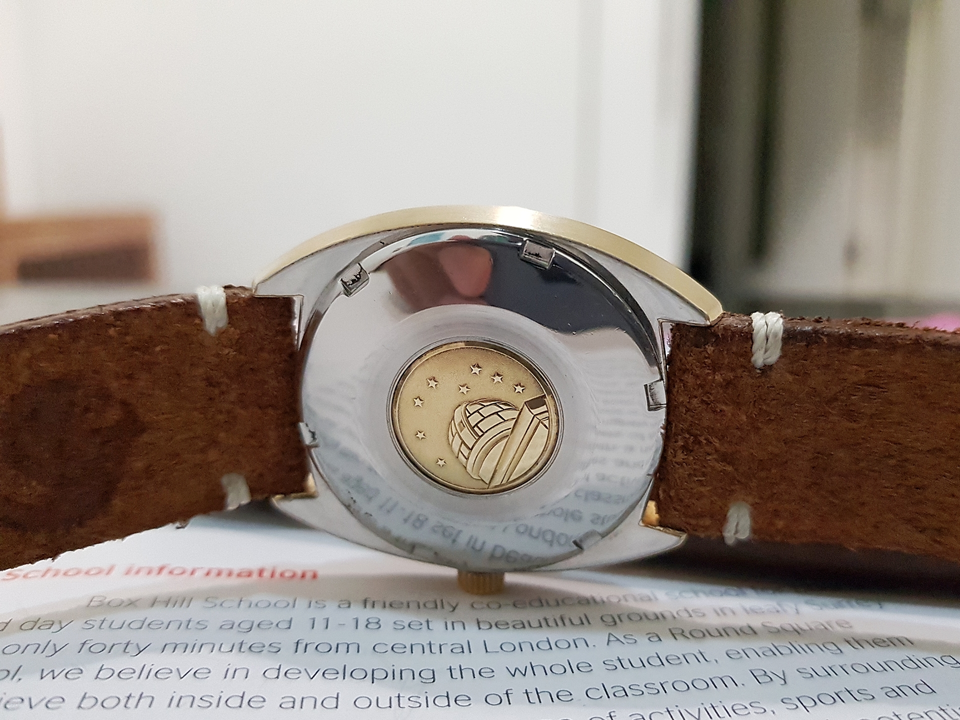 Omega Constaillation Gold Cap cal.564 นาฬิกาข้อมือ Vintage Omega หอดูดาว ขอบหยัก ทองหุ้ม ขนาด 35mm สำเนา
