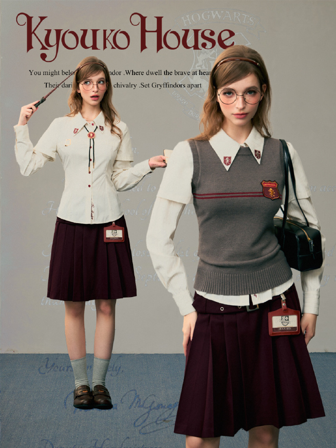 [Pre-Order] Kyouko x Harry Potter เสื้อกั๊ก คอกลม AW/2024