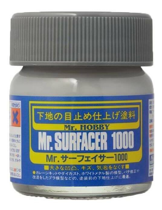 สีรองพื้นโมเดลมิสเตอร์ฮอบบี้แบบขวด SF284 Mr.Surfacer 1000