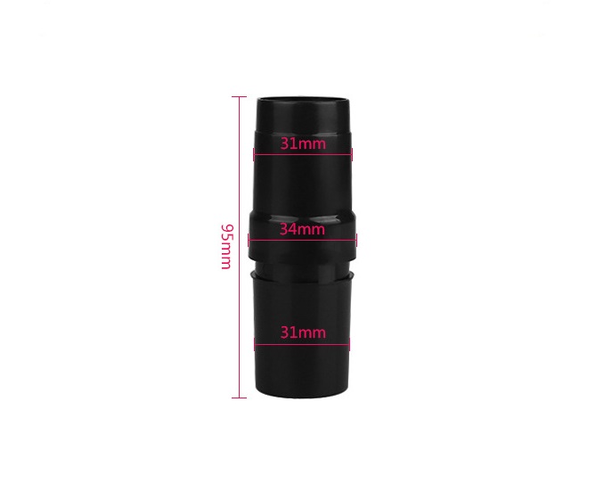 DB30014 ข้อต่อ สำหรับท่อชน ติดตั้งเครื่องดูดฝุ่น อุปกรณ์ขนาดยาว 95 มม. ขอบใน 32 มม. ขอบนอก 35 มม.