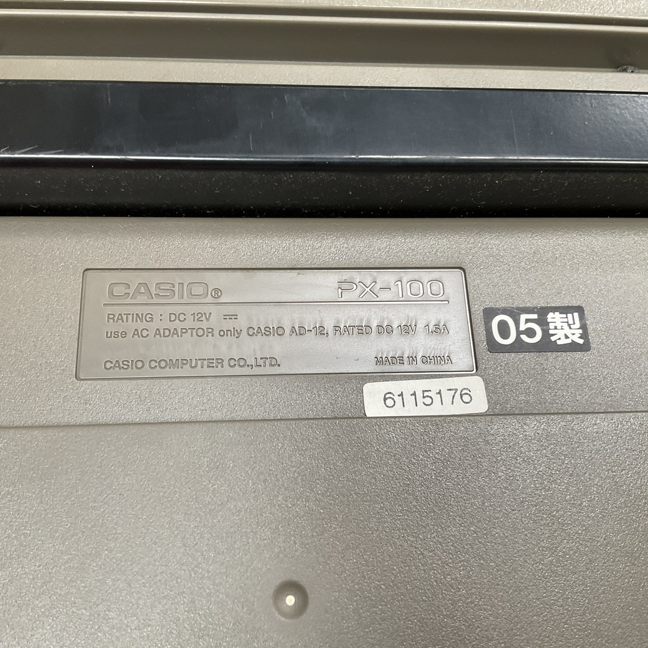 เปียโน CASIO : PX-100 สินค้าไม่พร้อมใช้งาน (ต้องซ่อม)