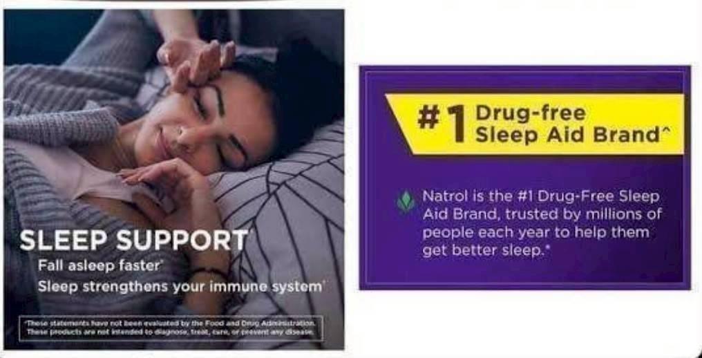 Natrol Melatonin Gummies 10 mg 50 Gummies #Blueberry