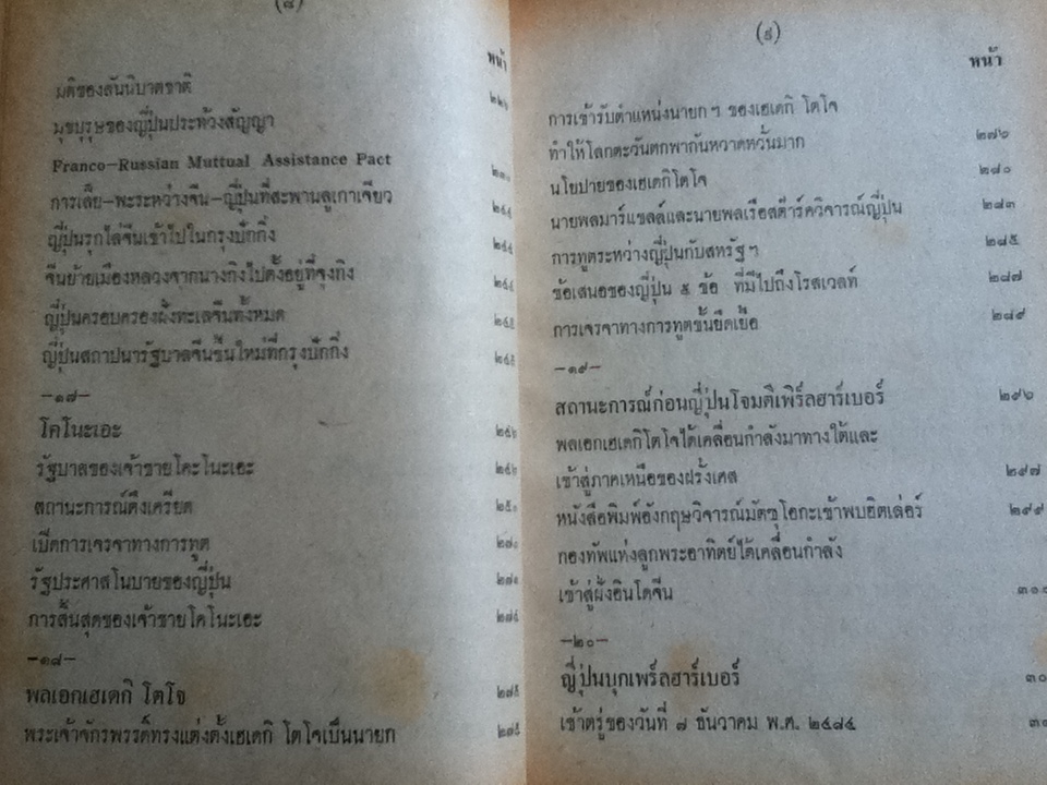 ไทยกับสถานะการณ์สงครามโลกครั้งที่ 2/ วิเทศกรณีย์