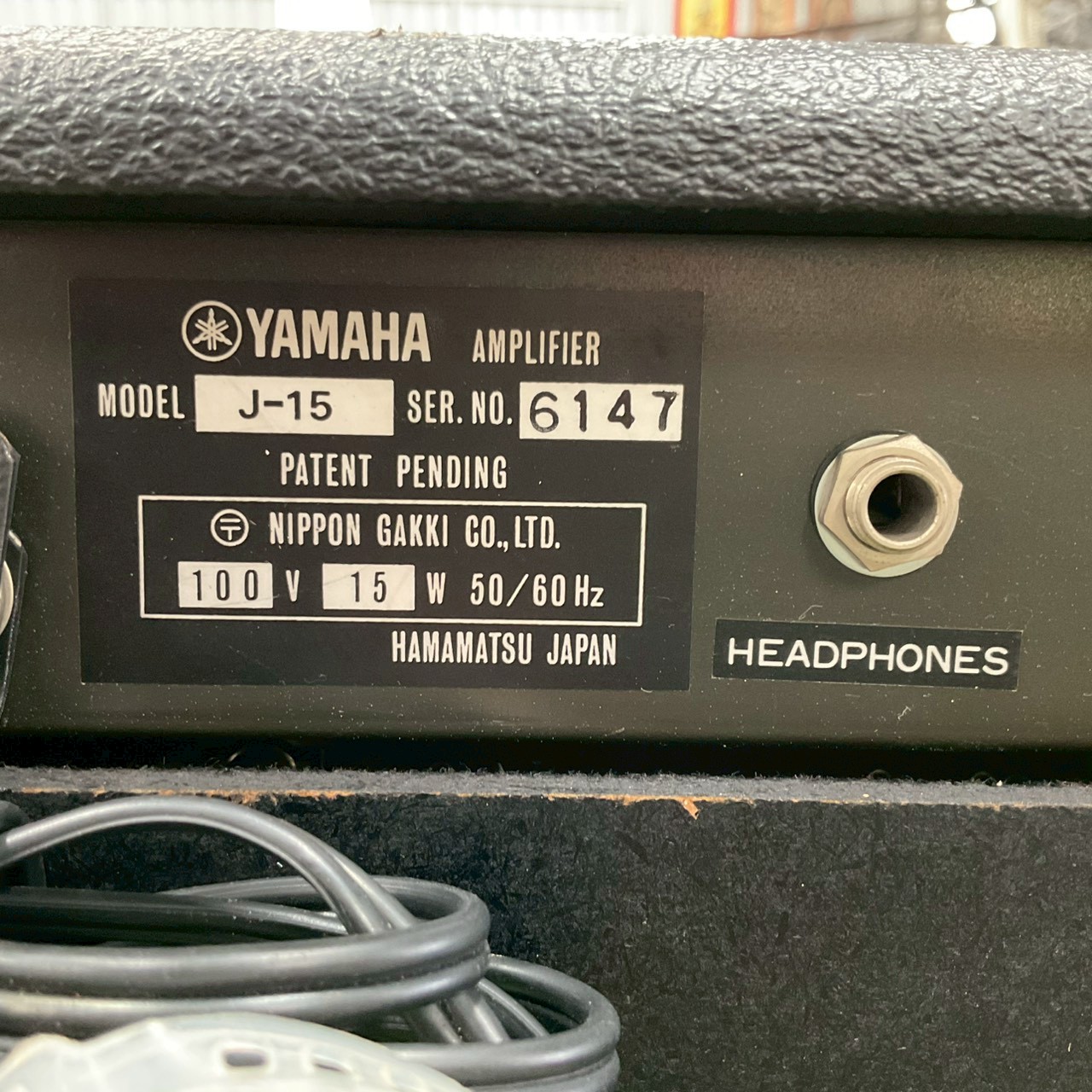 แอมป์กีต้าร์ YAMAHA : J-15 สินค้าไม่พร้อมใช้งาน (ต้องซ่อม)