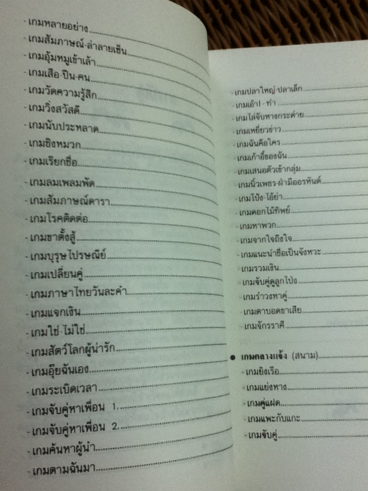 เกมนันทนาการ/ พิพิธ พุ่มแก้ว