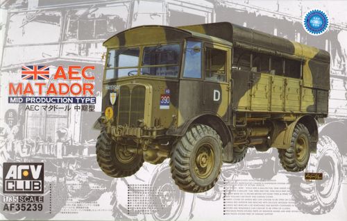 โมเดลรถบรรทุกทหาร AFV ขนาด 1/35 AF35239 AEC Matador Middle Type