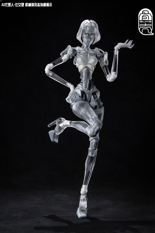 GK01FEC1 AI Agent Servant Type C1 Transparent Ver. 1/12 Scale Posable Figure Body(Provisional Pre-order)