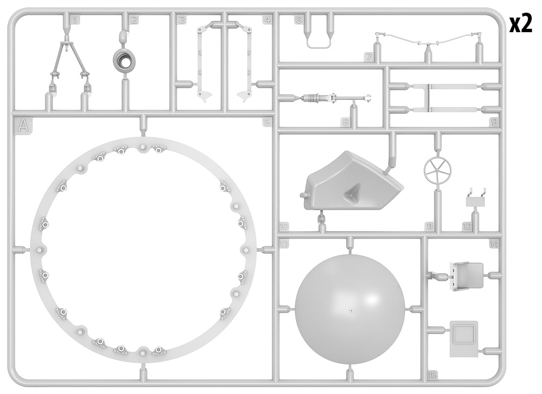 โมเดลรถถังบอลโซเวียตและชุดตกแต่งภายใน MiniArt ขนาด 1/35 MI40001 SOVIET BALL TANK “Sharotank” INTERIOR KIT