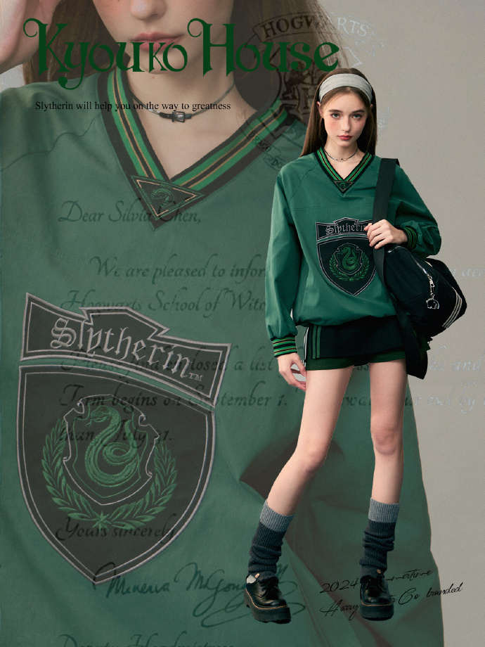 [Pre-Order] Kyouko x Harry Potter สเวตเตอร์ คอวี เอวมีสายรูด AW/2024