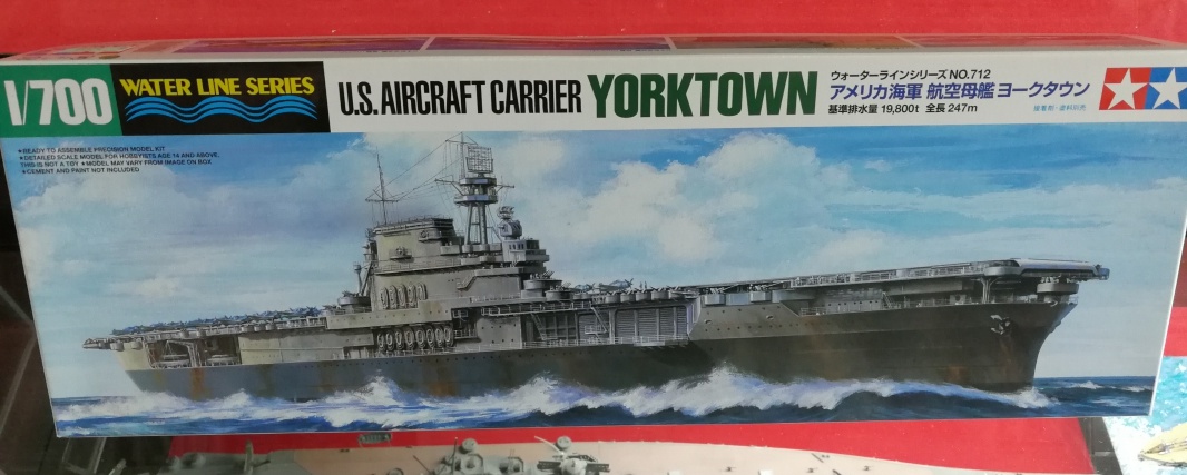 โมเดลเรือรบทามิย่า ขนาด 1/700 Tamiya TA31712 U.S.Aircraft Carrier Yorktown